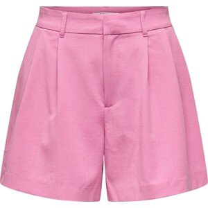 Kalhoty se sklady v pase 'Birgitta' Only pink