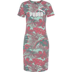 Šaty Puma petrolejová / mátová / pink / bílá