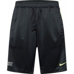Kalhoty 'REPEAT' Nike Sportswear limone / černá / bílá