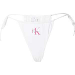 Spodní díl plavek Calvin Klein Swimwear světlemodrá / pink / bílá