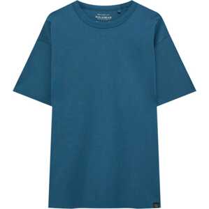 Tričko Pull&Bear marine modrá