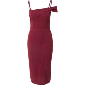 Pouzdrové šaty 'REVRA' WAL G. vínově červená
