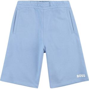 Kalhoty BOSS Kidswear nebeská modř / bílá