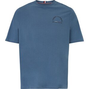 Tričko 'SHADOW' Tommy Hilfiger Big & Tall námořnická modř / chladná modrá / červená / bílá