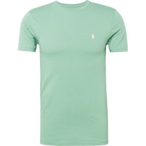 Tričko Polo Ralph Lauren pastelově zelená / bílá