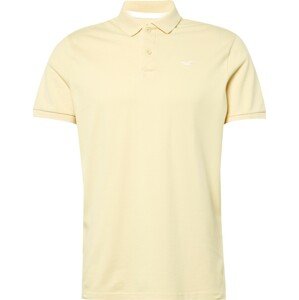 Tričko 'CHAIN' Hollister žlutá / bílá