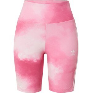 Legíny adidas Originals pink / růžová / bílá