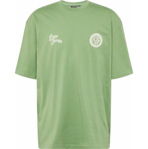 Tričko 'Talbot' Pegador světle zelená / bílá