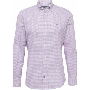Košile Tommy Hilfiger Tailored světlemodrá / světle fialová / bílá