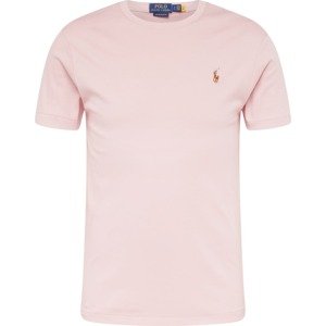 Tričko Polo Ralph Lauren krémová / modrá / karamelová / růžová