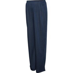 Kalhoty se sklady v pase 'MIKKO' Mamalicious námořnická modř / bílá