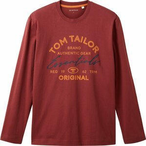 Tričko Tom Tailor námořnická modř / oranžová / karmínově červené