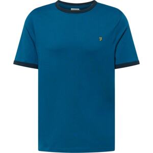 Tričko 'Groves Ringer' Farah modrá / žlutá / petrolejová