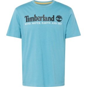 Tričko Timberland světlemodrá / černá / bílá