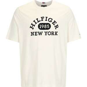 Tričko Tommy Hilfiger Big & Tall černá / bílá