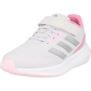 Sportovní boty 'Runfalcon 3.0 Elastic Lace Strap' ADIDAS SPORTSWEAR šedá / světle šedá / pink