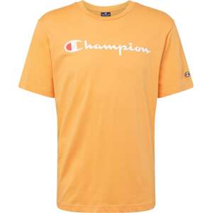 Tričko Champion Authentic Athletic Apparel oranžová / červená / offwhite