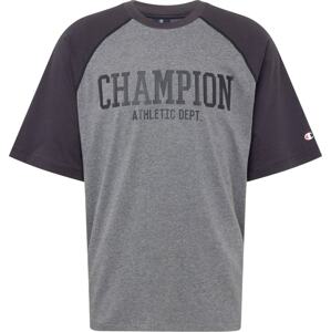 Tričko Champion Authentic Athletic Apparel antracitová / šedý melír / červená / bílá