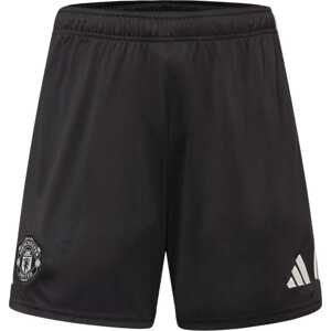 Sportovní kalhoty 'Manchester United 23/24 Heime' adidas performance černá / bílá