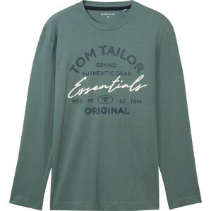 Tričko Tom Tailor námořnická modř / zelená / bílá