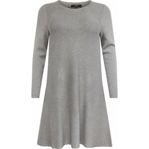 Úpletové šaty 'NANCY' Vero Moda Curve šedý melír