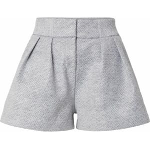 Kalhoty se sklady v pase Nike Sportswear šedý melír