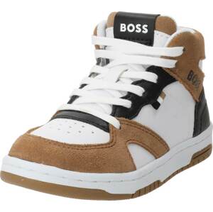 Tenisky BOSS Kidswear brokátová / černá / bílá