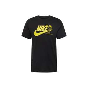 Nike Sportswear Tričko žlutá / černá