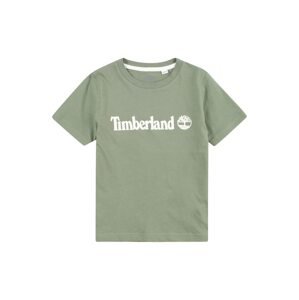 TIMBERLAND Tričko zelená / bílá