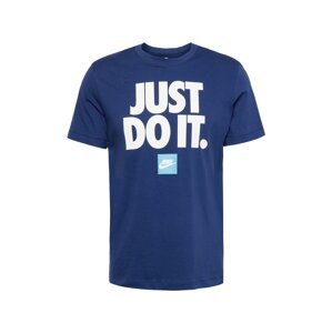 Nike Sportswear Tričko  enciánová modrá / nebeská modř / bílá