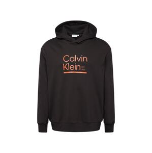 Calvin Klein Big & Tall Mikina červená / černá