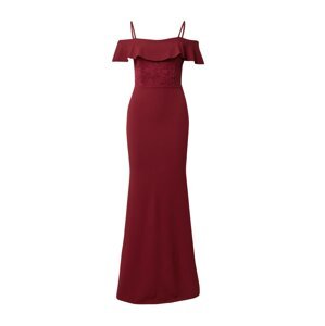 WAL G. Společenské šaty 'MITA' vínově červená