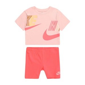 Nike Sportswear Tepláková souprava žlutá / růžová / pastelově červená / světle červená