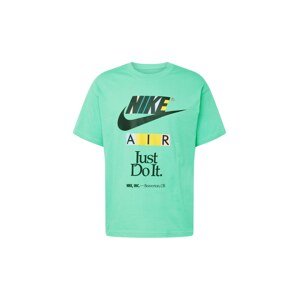 Nike Sportswear Tričko citronová / nefritová / černá / bílá