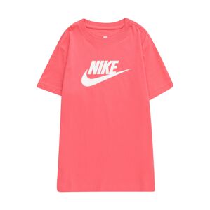 Nike Sportswear Tričko 'Futura' tmavě růžová / bílá