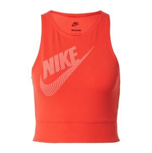 Nike Sportswear Top červená / pastelově červená