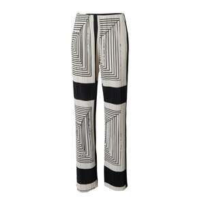 OBJECT Kalhoty 'TOBINA' černá / barva bílé vlny