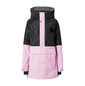 BURTON Outdoorová bunda 'Larosa'  šedý melír / světle růžová / černá