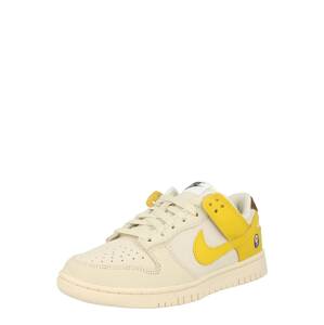 Nike Sportswear Tenisky 'Dunk'  žlutá / barva bílé vlny