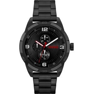 HUGO Analogové hodinky červená / černá / bílá