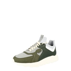 EKN Footwear Tenisky 'LARCH'  šedá / olivová / jedle / bílá