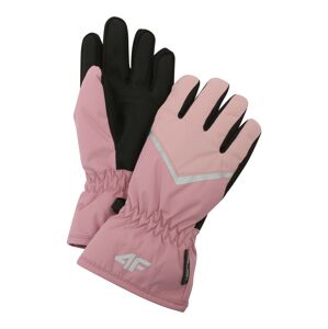4F Sportovní rukavice růžová / světle růžová / černá / offwhite