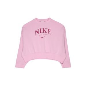 Nike Sportswear Mikina bobule / pastelově růžová