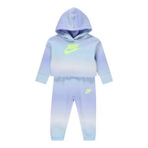 Nike Sportswear Joggingová souprava  nebeská modř / světlemodrá / limetková / bílá