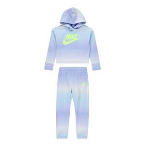 Nike Sportswear Joggingová souprava  modrá / šedá / limetková / fialkově modrá