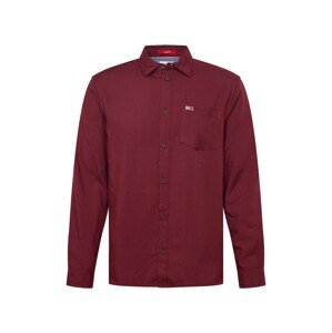 Tommy Jeans Košile námořnická modř / vínově červená / jasně červená / bílá