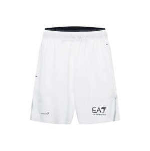 EA7 Emporio Armani Sportovní kalhoty  šedá / černá / bílá