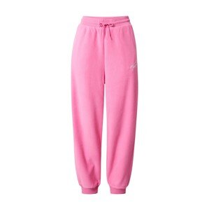 Tommy Jeans Kalhoty pink / bílá