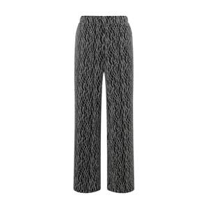 Vero Moda Curve Kalhoty 'KANZ' černá / stříbrná