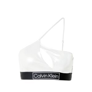 Calvin Klein Swimwear Horní díl plavek stříbrně šedá / černá